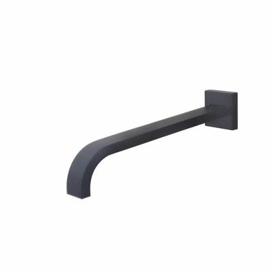 BWS Inbouwuitloop Vierkant 31cm 1/2" Mat Zwart BWS Inbouwuitloop Vierkant 31cm 1/2" Mat Zwart