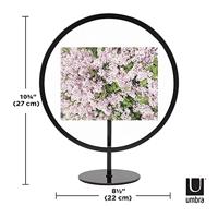 Umbra Infinity Fotolijst Rond 10 x 15 cm - Zwart - thumbnail