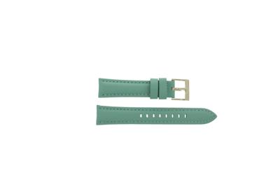 Horlogeband Armani Exchange AX5237 Leder Mintgroen 18mm