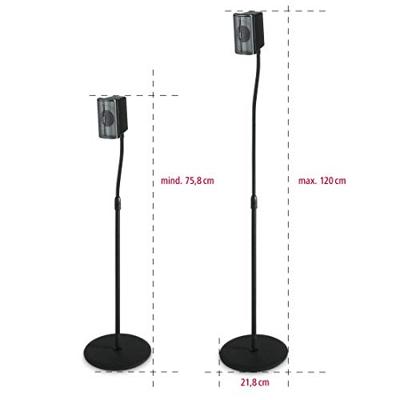 Hama Speaker Standaard 123 cm 2 Stuks Zwart Hama Speaker Standaard 123 cm 2 Stuks Zwart
