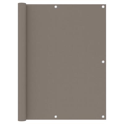 Balkonscherm 120x500 cm oxford stof taupe