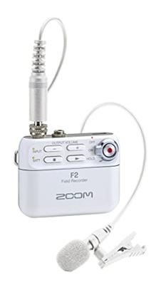 Zoom F2-BT Field Recorder met Bluetooth en Lavalier Mic wit
