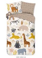 Good Morning Kinderdekbedovertrek "dieren" - Multi - (140x200/220 cm) - Katoen Flanel - thumbnail