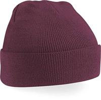 Beechfield CB45 Original Cuffed Beanie - Plum - One Size - thumbnail
