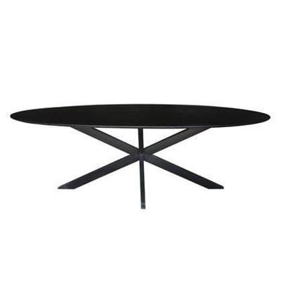 Oslo Black Oval 240 cm-12540