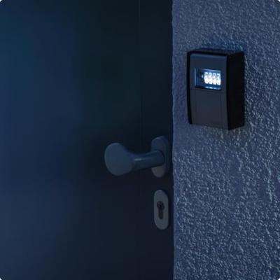 Sleutelkastje voor wandmontage - ABUS - 787 LED BIG KeyGarage B - Opbergruimte voor maximaal 38 sleutels - Verlichte wijzerplaten - Weerbescherming Sleutelkastje voor wandmontage - ABUS - 787 LED BIG KeyGarage B - Opbergruimte voor maximaal 38 sleutels - Verlichte wijzerplaten - Weerbescherming