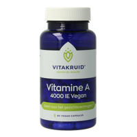 Vitakruid Vitamine A 4000 IE Vegan Capsules - thumbnail