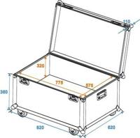 Omnitronic R-7 Flightcase (l x b x h) 620 x 820 x 465 mm - thumbnail