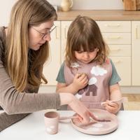 Done By Deer vakjesbord blije wolken roze - thumbnail