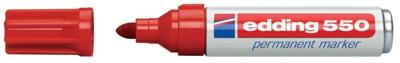 Edding edding 550 4-550002 Permanent marker Rood Watervast: Ja