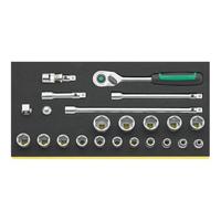 Stahlwille TCS 3/8 ZOLL 456/16/7 QR 96830370 Dopsleutelset - thumbnail