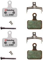 SwissStop 34 e shimano/trp/tektro/rever pair&fair e-bike disc brake pads - thumbnail