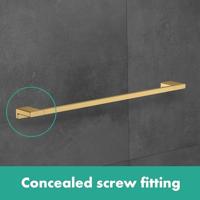 Hansgrohe Handdoekrek AddStoris 64,8 cm Geborsteld Zwart Chroom - thumbnail