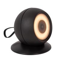 Lucide LUNEX - Oplaadbare Wandlamp Binnen/Buiten - Accu/Batterij - LED Dimb. - 1x2W 3000K - IP54 - Magnetisch - Zwart - thumbnail