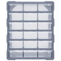 Organiser met 18 medium lades 38x16x47 cm - thumbnail