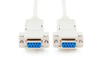 Digitus Aansluitkabel Serieel [1x D-sub bus 9-polig - 1x D-sub bus 9-polig] 3.00 m Beige