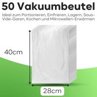 Profi Cook 8910152 50x vacuümzak groot 28 x 40 cm. - thumbnail