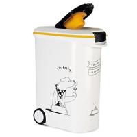 CURVER Droogvoerbak 54 L / 20 kg - Diner huisdieren - Wit - 49,3 x 27,8 x 60,5 cm - Voor honden - thumbnail