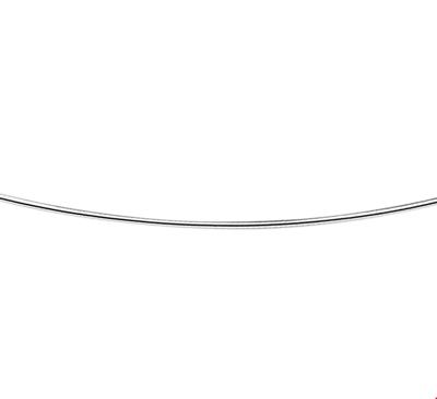 TFT Zilveren Ketting Omega Rond 1,0 mm x 45 cm