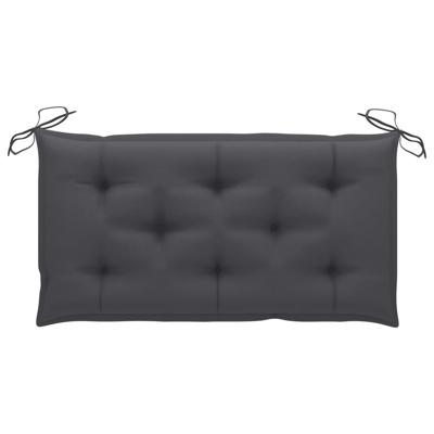 VidaXL Tuinbankkussen 100x50x7 cm oxford stof antracietkleurig
