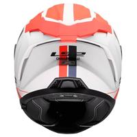 LS2 integraalhelm "ff817 challenger ii titan" helmet ff817 challeng ii titanium white/bl/rt l - thumbnail