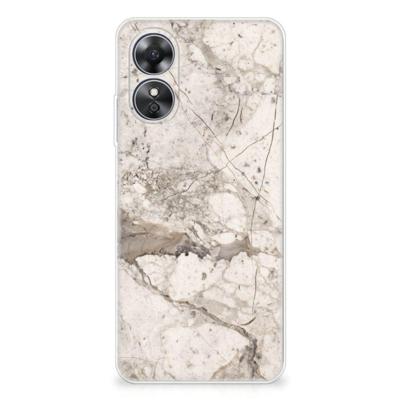 OPPO A17 | TPU | Siliconen hoesje | Marmer Beige
