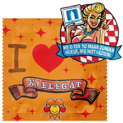 Carnavals condooms Kielegat + GRATIS embleem Carnavals condooms Kielegat + GRATIS embleem