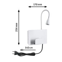 Paulmann Halina 71100 LED-wandlamp 2.4 W LED Wit (mat) - thumbnail