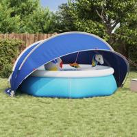 Pooldome Blauw 405 x 405 x 192 cm 185T polyester met PU-coating - thumbnail
