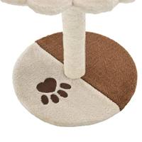 Kattenkrabpaal met sisal krabpaal 40 cm beige en bruin - thumbnail