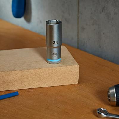 Wera 8790 HMC Deep Hand- en Machinedop met 1/2"-aandrijving, 24 x 83 mm - 05004563001