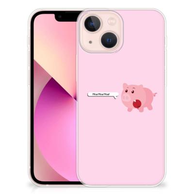 iPhone 13 mini Telefoonhoesje met Naam Pig Mud iPhone 13 mini Telefoonhoesje met Naam Pig Mud