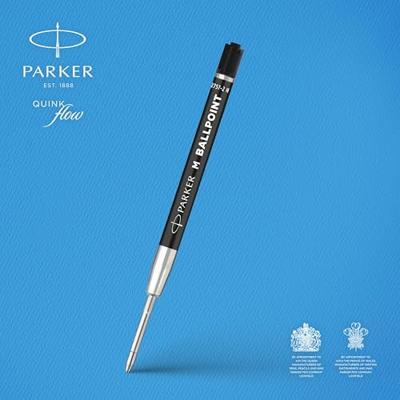 Parker Eco vulling voor balpen, medium, zwart, blister van 2 stuks