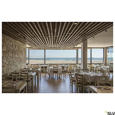 SLV Euro 153851 230V-railsysteem lamp 3-fasig GU10 25 W Halogeen, LED Wit SLV Euro 153851 230V-railsysteem lamp 3-fasig GU10 25 W Halogeen, LED Wit