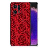 OPPO Find X5 Bloemen Hoesje Red Roses - thumbnail