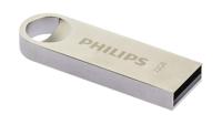 Usb stick 2.0 philips moon usb-a 32gb zilver | 10 stuks - thumbnail