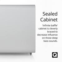 Q Acoustics Q B12 - Subwoofer - Mat Wit - thumbnail