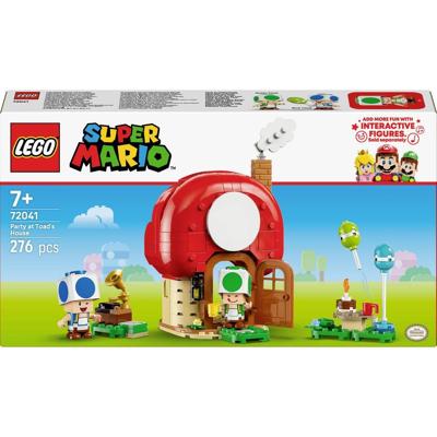 LEGO super mario 72041 toads huisfeestje