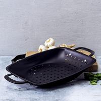 Black Steel BBQ grillschaal 38x27 cm - thumbnail