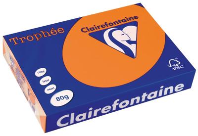 Clairefontaine Trophée gekleurd papier, A4, 80 g, 500 vel, oranje