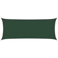 VidaXL Zonnezeil 160 g/m² 2x5 m hdpe donkergroen - thumbnail