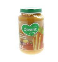 Olvarit Olvarit Wortel Rundvlees Aardappels 6m04 (200g) - thumbnail