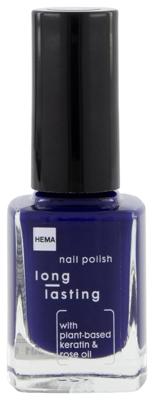 HEMA Long lasting nagellak 348 Dutch denim (blauw)