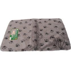Kussen voor draadkooi grijs/paw 120x75 cm anti slip Slaapplezier Gebr. de Boon - Gebr de boon