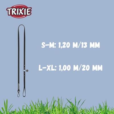 Hondenriem Trixie CityStyle Zwart L/XL - thumbnail