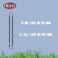 TRIXIE CITYSTYLE HONDENRIEM PVC ZWART 100X2 CM - thumbnail
