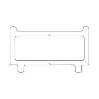 Sealskin Contour Verbredingsprofiel 1 cm Breed & 200 cm Hoog Mat Grijs - thumbnail