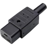 Martin Kaiser 763/sw/C Apparaatstekker (koud) 763 Bus, recht Totaal aantal polen: 2 + PE 16 A Zwart 1 stuk(s) - thumbnail