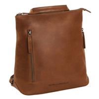 Chesterfield leren rugtas Elise cognac - thumbnail