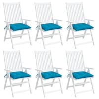 VidaXL Palletkussens 6 st 50x50x7 cm oxford stof lichtblauw - thumbnail